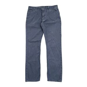 AG Adriano Goldschmied The Everett Straight Pants Mens 38x34 Blue Cotton Blend